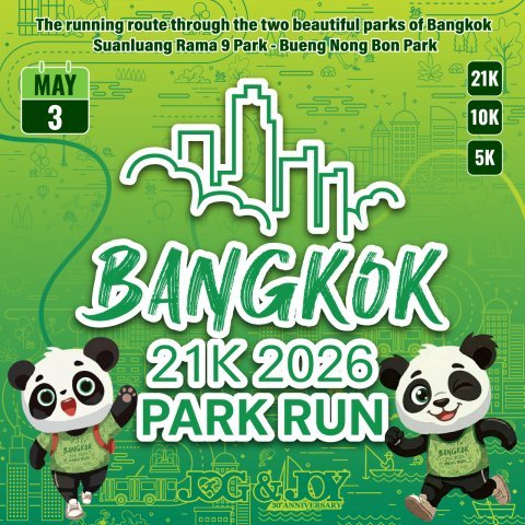 Bangkok 21K Park Run (9th)